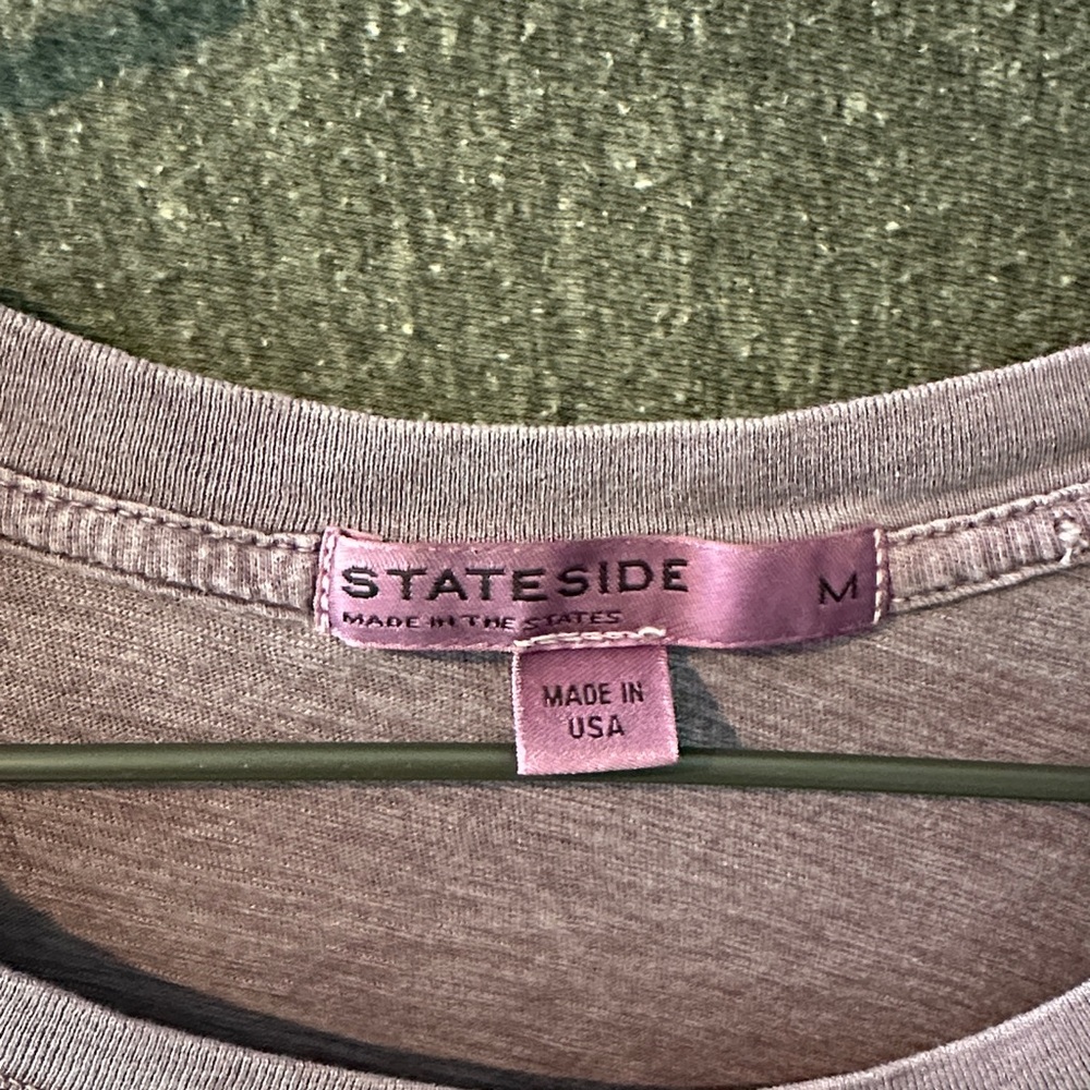 Stateside Lavender Short Sleeve 100% Supima cotton Tee - Picture 2 of 6
